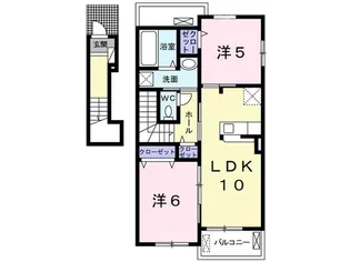 フォートレス A【2階】の間取り