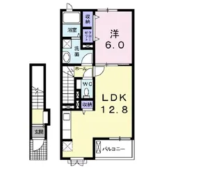 アビタシオン・AYAⅠ【2階】の間取り
