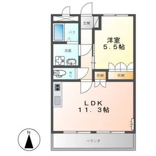 ユートピアⅡ【2階】の間取り