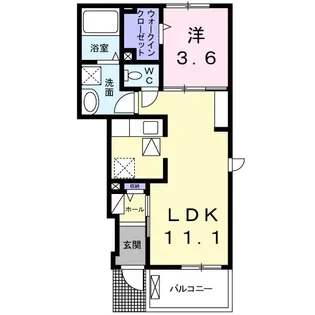 モーダ A【1階】の間取り