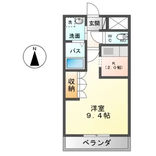 サンクチュアリⅠ【2階】の間取り