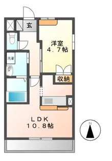 Gracious(グレイシャス)【1階】の間取り