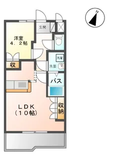 グランドゥール フーガ ヒルズ【2階】の間取り