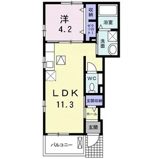 ビッグ・ツリー【1階】の間取り