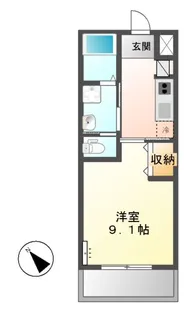 エンプレスⅡ【2階】の間取り