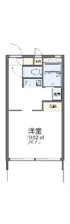 レオパレスルミエール【204号室】の間取り