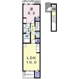 グレイス草間【2階】の間取り