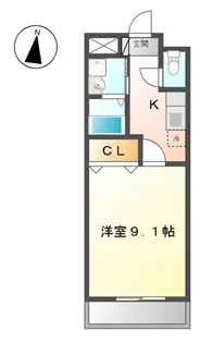 ヒルクレスト【2階】の間取り