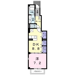 プラタ エムⅢ【1階】の間取り