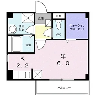 エスト・ボヌール【2階】の間取り