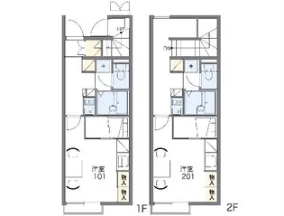 レオパレス福井Ⅱ【211号室】の間取り