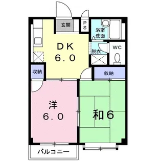 マルマンハイツ【2階】の間取り
