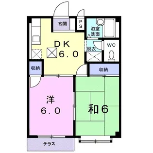 コーポアミーゴ【1階】の間取り
