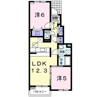 ミルトラウム【1階】の間取り
