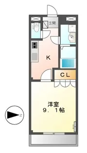 コスモステージ【1階】の間取り