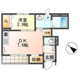 Bloomin’Villa【1階】の間取り