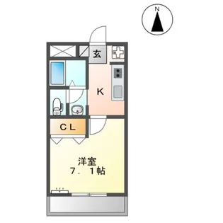 グリーンベル五番館【2階】の間取り
