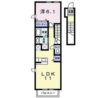 インフィニティ・K【2階】の間取り