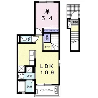 アルモニー28【2階】の間取り