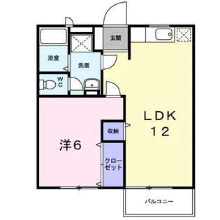 オリンポスヒルズ【2階】の間取り