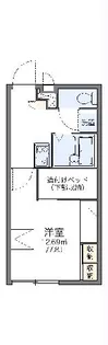 レオパレステリエ【104号室】の間取り
