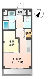 ベラージオ【3階】の間取り