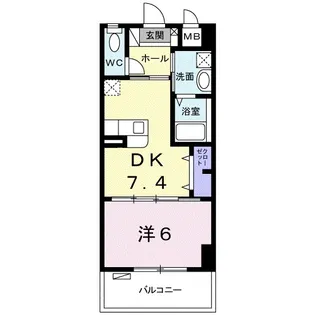 エテルノ アロッジオ【3階】の間取り
