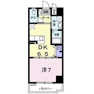 カーサ ルーチェ【2階】の間取り