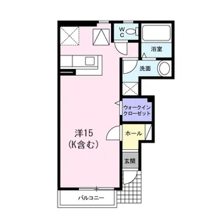 イグレック藤の森【1階】の間取り