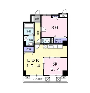 メゾン グラース京都十条【2階】の間取り