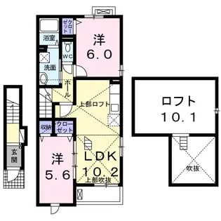 ソレイユST【2階】の間取り