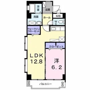 サニーオアシス仲西【3階】の間取り