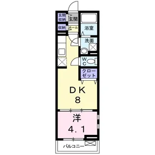 フレーシュメゾン F・M【2階】の間取り