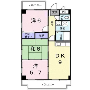 アーク・ヒルズ【3階】の間取り