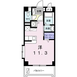 ニューアメニティービラ壺屋【3階】の間取り