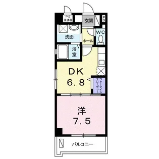 ブローテ城岳【2階】の間取り