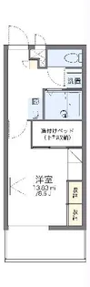 レオパレス三原3丁目【2階】の間取り