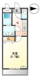 アーバンテラスこくば【2階】の間取り