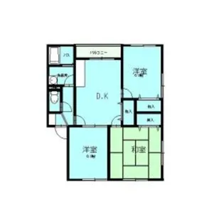 エステートピア豊中北A棟【1階】の間取り