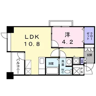 クオリティ西三国【3階】の間取り