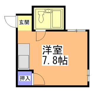 丸富マンション【5-B号室】の間取り