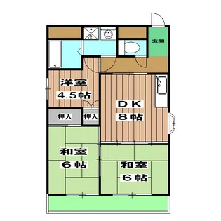 第2藤栄ハイツ【301号室】の間取り