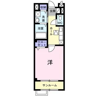 メゾンカンタービレ【1階】の間取り