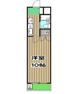 ハーベストハウス嵐山【208号室】の間取り