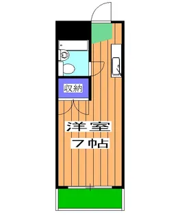 エルモハイツ【201号室】の間取り
