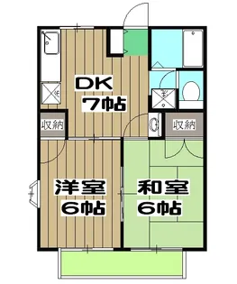 アーバンCITY21【1階】の間取り