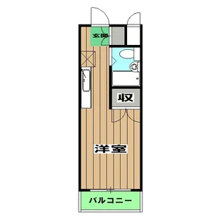 コーポ天神【303号室】の間取り