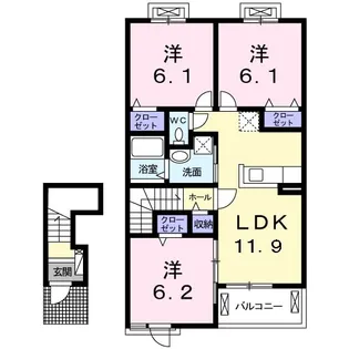 ファンライフ【2階】の間取り
