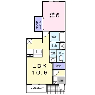 ヴィオラA【1階】の間取り