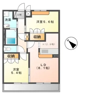 Freccia Ⅰ(フレシア)【1階】の間取り